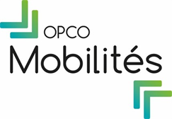 Logo OPCO Mobilités, partenaire du GEIQ AC2R SUD